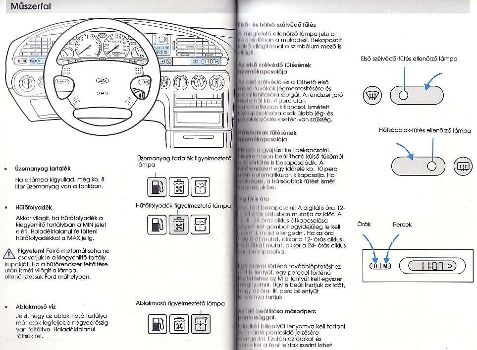 Ford mondeo mk3 kezelési kézikönyv